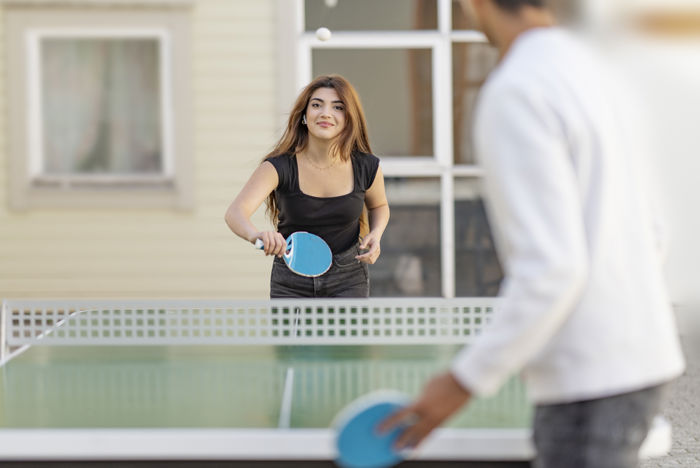 Bordtennis i lunsjpausen